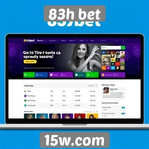 Análise da interface do usuário do site 83h bet